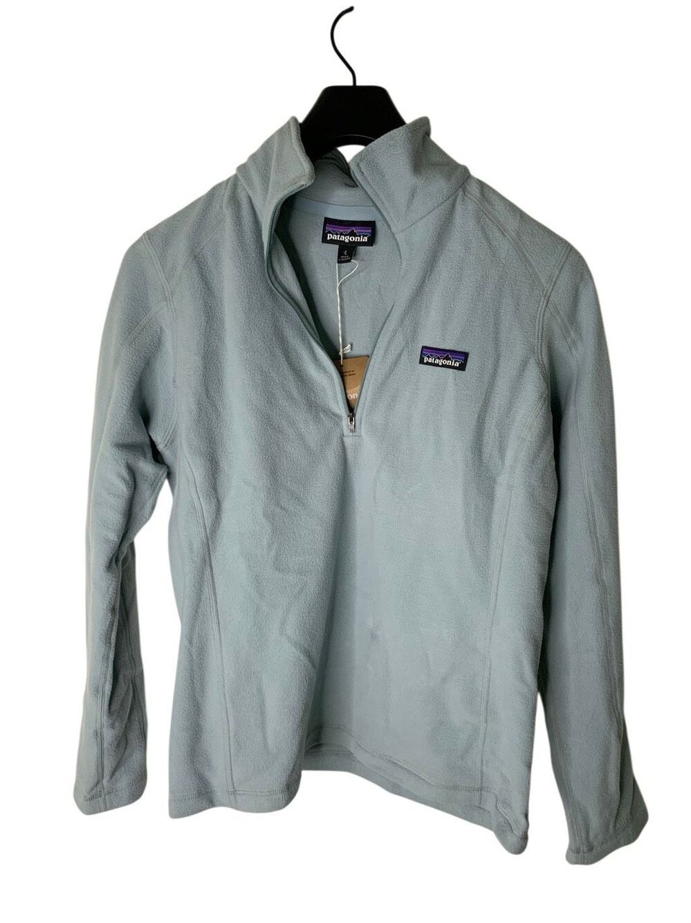 Patagonia Micro D 1/4 zip blue women's size small NEW WITH TAGS 26278